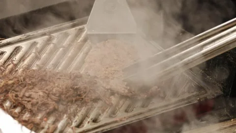The chef is preparing a BBQ 6 Stock Footage 311763580