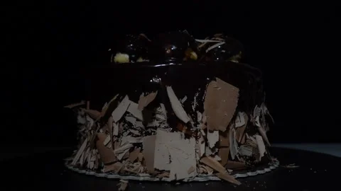 The chef is preparing a birthday or special day cake. Stock Footage 150091348