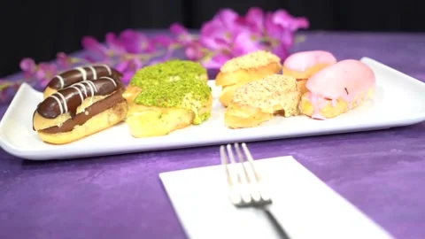 The chef is preparing a birthday or special day cake. Stock Footage 150091529