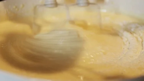 Chef preparing the cake batter Stock Footage 73746660