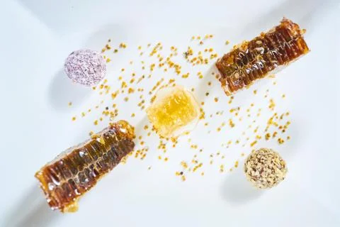 Chef preparing cake Stock Photos