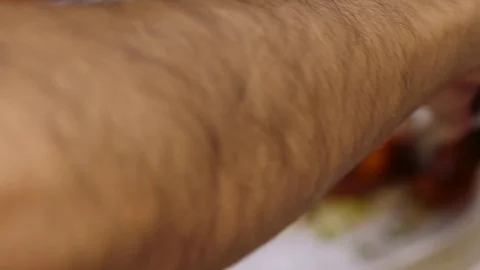 Chef preparing chicken lollipop Video stock 127601794