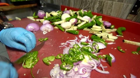 Chef preparing for dinner Video stock 158119515