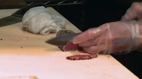 Chef preparing a dish (1 of 3) Stock Footage 32283214