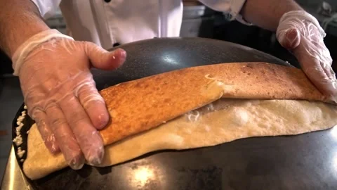 Chef Preparing Dosa Stock Footage 319951075
