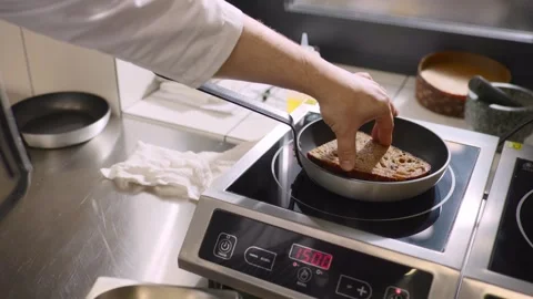 The chef is preparing food. Video stock 277131508