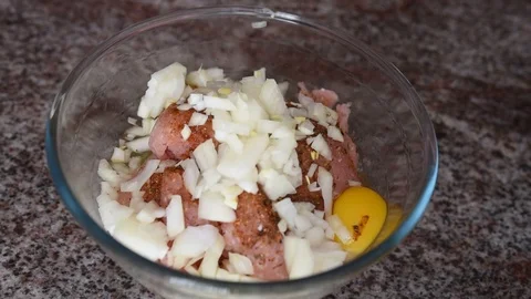 Chef preparing food, meat. Stock Footage 126696957