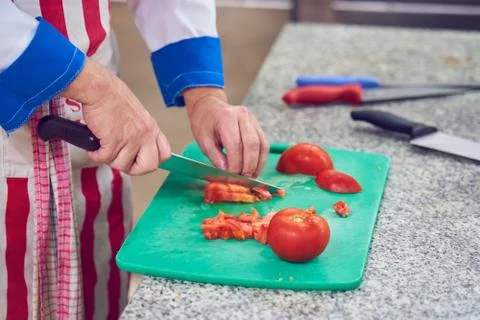 Chef Preparing Food Stock Photos