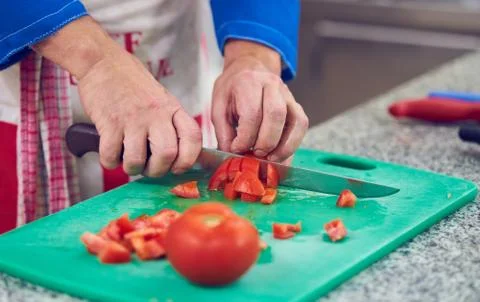 Chef Preparing Food Stock Photos