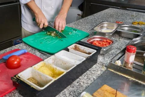 Chef Preparing Food Stock Photos