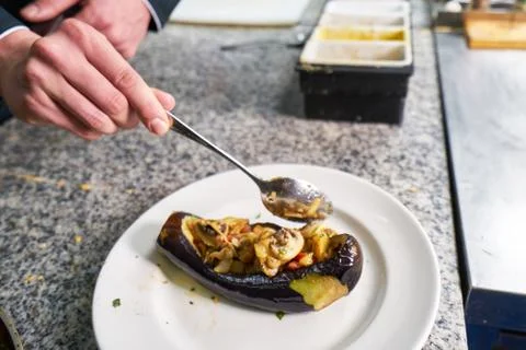 Chef Preparing Food Stock Photos