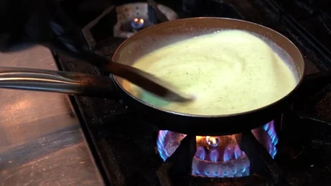 Chef Preparing Green Sauce Stock Footage 318303746