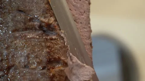 Chef is preparing meat doner. Stock Footage 150093896