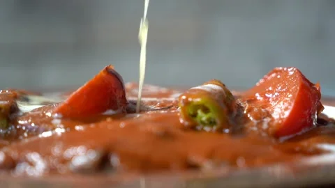 Chef is preparing meat doner. Stock Footage 150094095