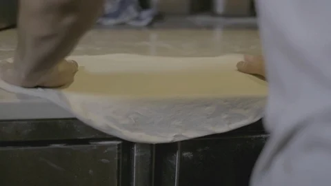 Chef Preparing Pizza Stock Footage 126655754