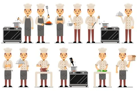 Chef Profesion Character Stock Illustration