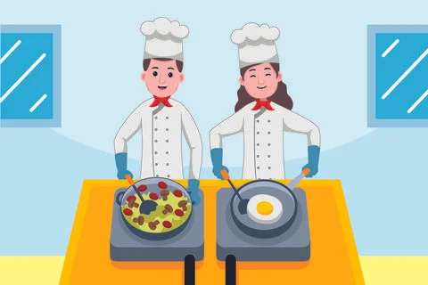 Chef Profession Stock Illustration