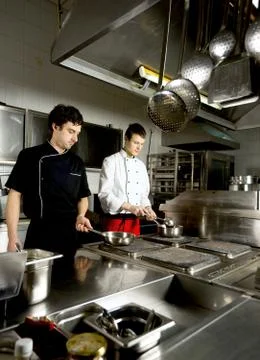 Chef restaurant Stock Photos