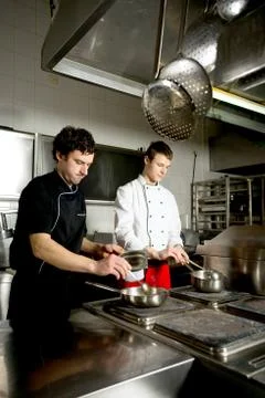 Chef restaurant Stock Photos