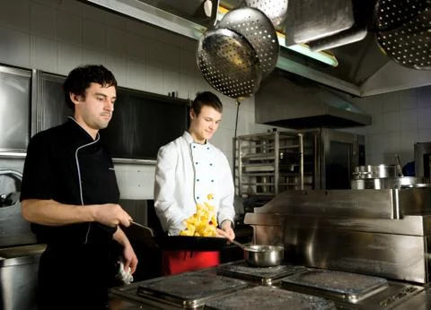 Chef restaurant Stock Photos