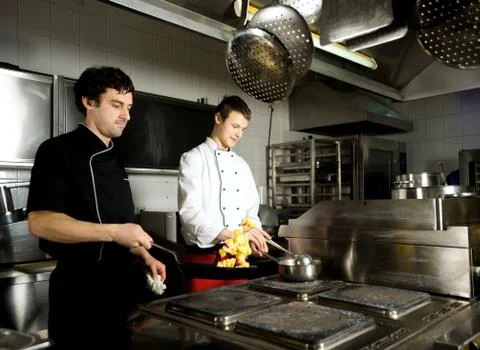 Chef restaurant Stock Photos