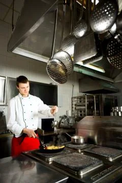 Chef restaurant Stock Photos