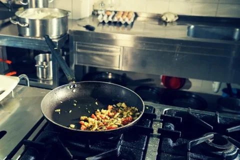 Chef in Restaurant Stock Photos