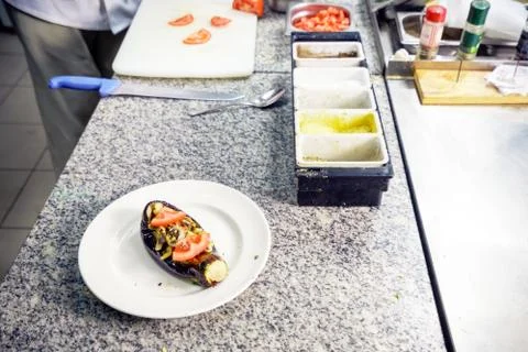 Chef in Restaurant Stock Photos