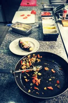 Chef in Restaurant Stock Photos