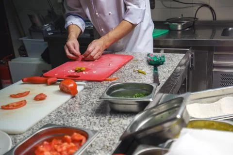 Chef in Restaurant Stock Photos