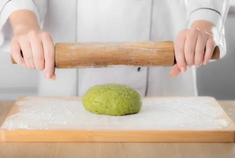 Chef with a rolling pin Stock Photos