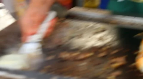 Chef Serving Up Hot Sandwich Stock Footage 41476286