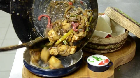 Chef serving mexican food 스톡 동영상 62249432