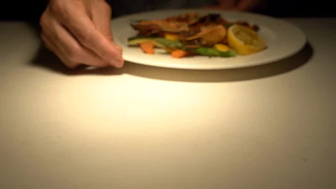 Chef shrimp Stock Footage 128441750