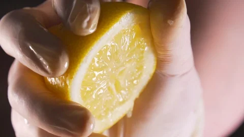 Chef slices ripe lemon Stock Footage 116688006