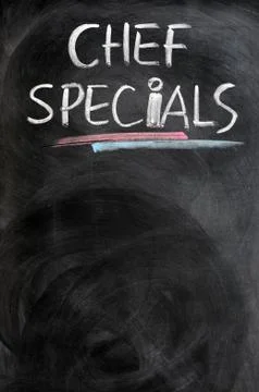 Chef specials Stock Photos