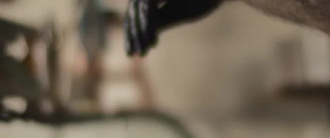 Chef sprinkles a black pepper over a pizza. Stock Footage 146605962