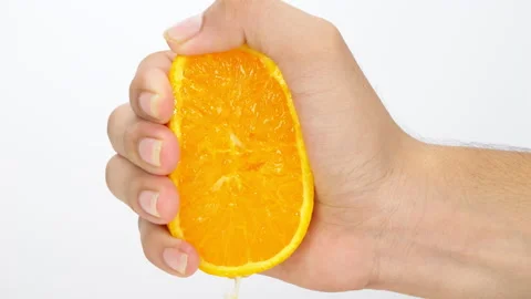 Chef squeezing oranges. Stock Footage 220819660