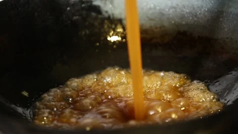 Chef with sweet and sour fish sauce (2) Stock Footage 202166503