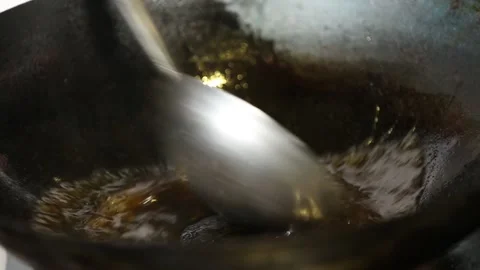 Chef with sweet and sour fish sauce (6) Video stock 202166541
