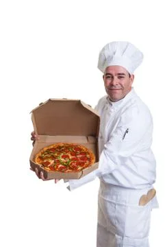 Chef take out Stock Photos