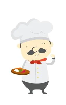 Chef taste Stock Illustration