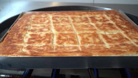 Chef Turkish is making water pastry. Stock Footage 150091961