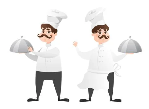 Chef in uniform Stock Illustration