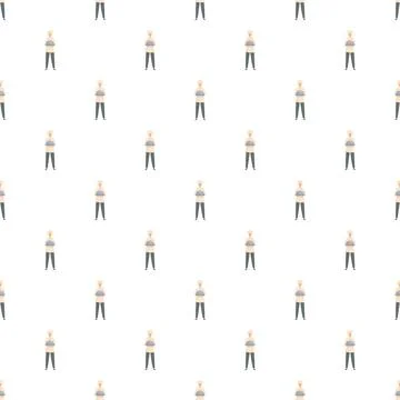 Chef uniform pattern carrying covered serving dish Stockillustratie