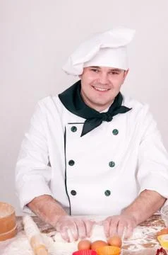 Chef in uniform Stock Photos