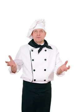 Chef in uniform Stock Photos