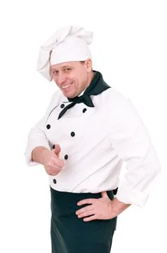 Chef in uniform Stock Photos