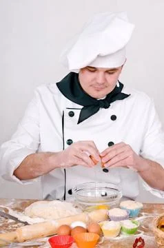 Chef in uniform Stock Photos