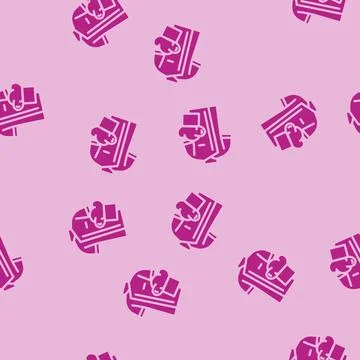 Chef uniform restaurant glyph vector seamless pattern 스톡 일러스트